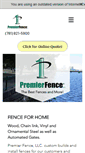 Mobile Screenshot of premier-fence.com